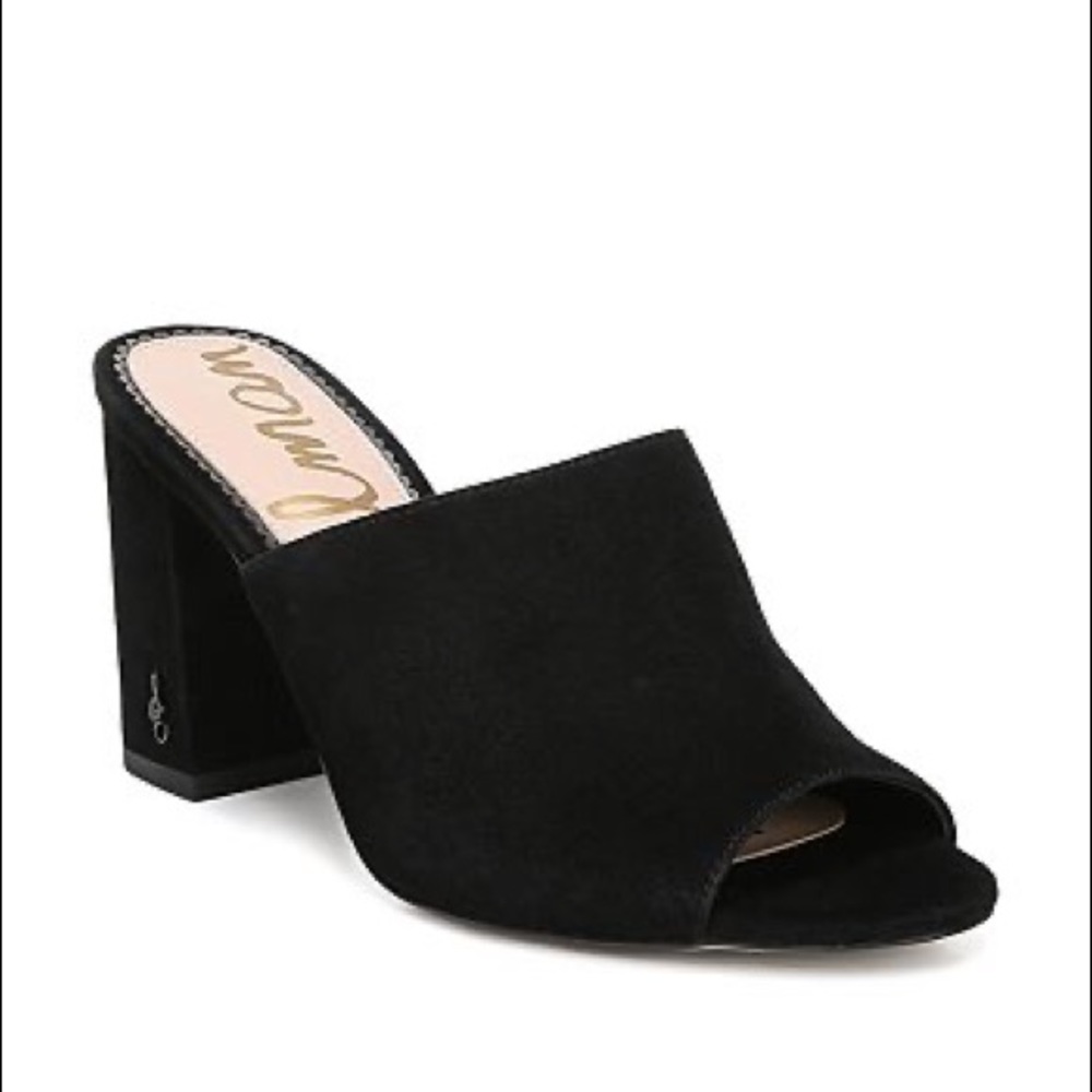 Sam Edelman Women's Orlie Open-Toe Block-Heel Mules